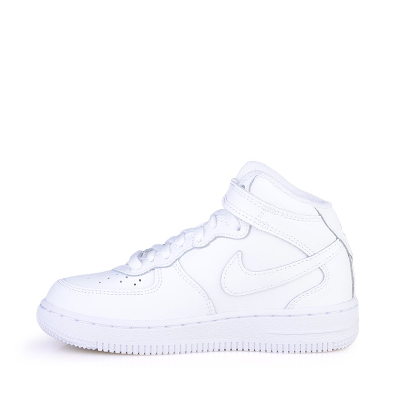 детские белые кроссовки Nike Air Force 1 Mid 314196-113 - цена, описание, фото 3